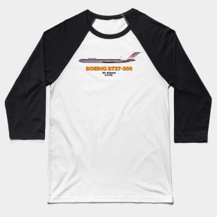 Boeing B727-200 - Air Atlanta Baseball T-Shirt